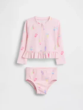 Set da bagno con rash guard per neonato & bebè