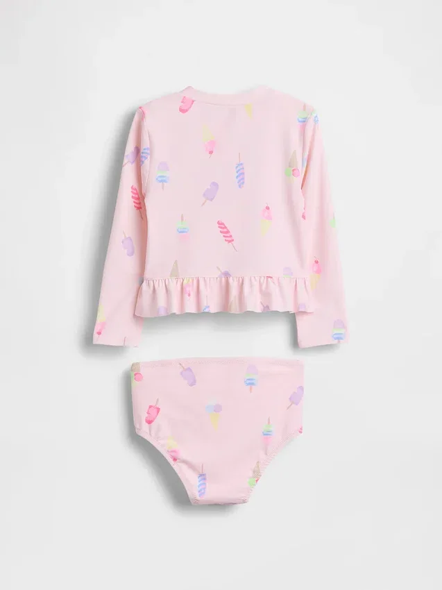 Set da bagno con rash guard per neonato & bebè