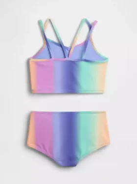 Set da bagno per bambini composto da top tankini e pantaloncini da bagno