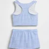 Set da bagno per bambini con tankini e gonnellina