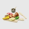 Set da gioco con tagliere di salumi