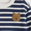 Set da neonato Vintagesoft a righe con orsetti