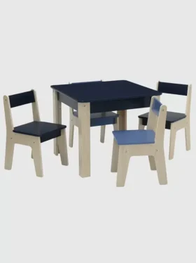 Set da tavolo e sedie per bambini