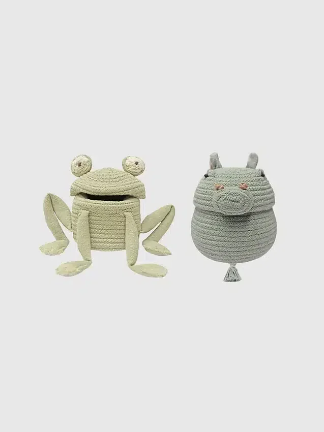 Set di 2 mini cestini "Fred" e "Henry" di Lorena Canals