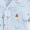Set di abbigliamento Cabana in garza di cotone per neonati