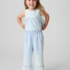 Set di abbigliamento in denim con occhielli per neonato & bebè