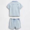 Set di abbigliamento in denim per neonati