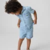Set di abbigliamento in denim per neonato & bebè