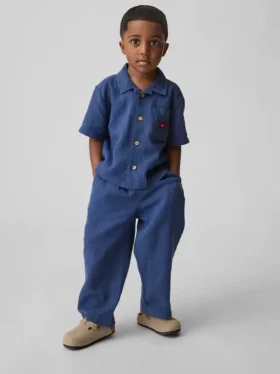 Set di abbigliamento in garza di cotone per neonato & bebè