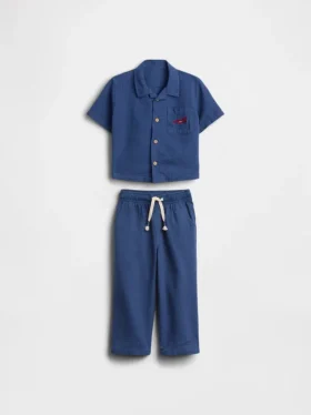 Set di abbigliamento in garza di cotone per neonato & bebè