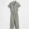 Set di abbigliamento in garza di cotone per neonato & bebè