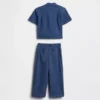 Set di abbigliamento in garza di cotone per neonato & bebè