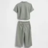 Set di abbigliamento in garza di cotone per neonato & bebè