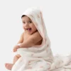 Set di asciugamani con cappuccio Bamboo Little Bunny