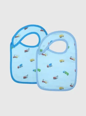 Set di bavaglini Bamboo Little Trucks