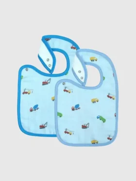Set di bavaglini Bamboo Little Trucks