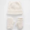 Set di berretto e guanti CashSoft con orsetto per Neonato & Bebè