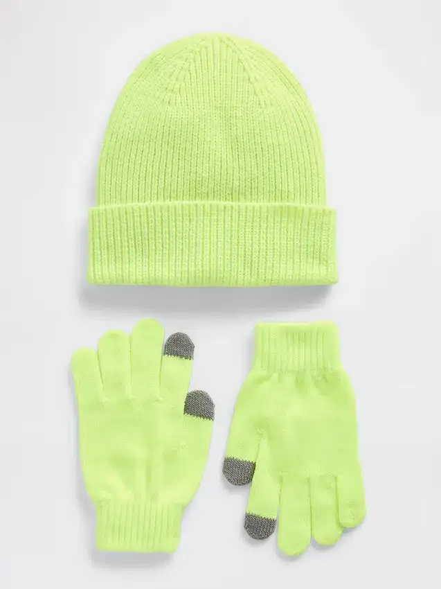 Set di berretto e guanti per bambini