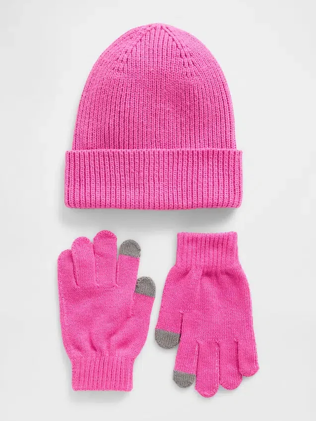 Set di berretto e guanti per bambini