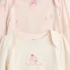 Set di body in cotone biologico per neonati (confezione da 3)