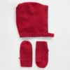 Set di cappello con pompon e guanti CashSoft per neonato & bebè