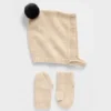 Set di cappello con pompon e guanti CashSoft per neonato & bebè