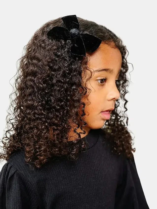 Set di fermagli con fiocchi Celeste