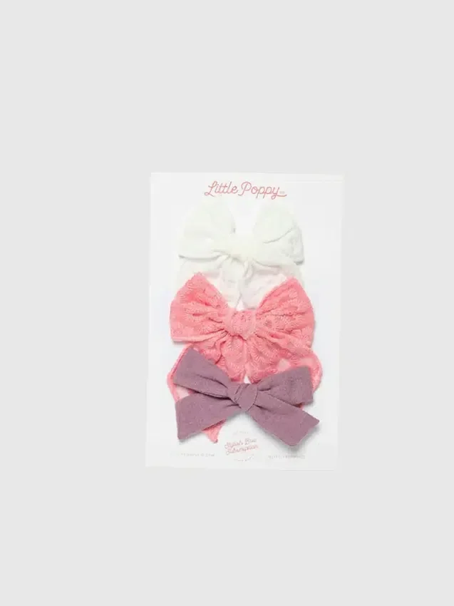 Set di fermagli con fiocco Marilyn