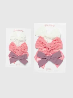 Set di fermagli con fiocco Marilyn