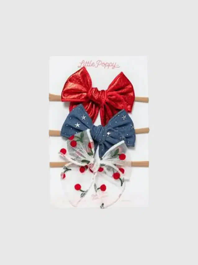Set di fiocchi per cerchietto Cherry