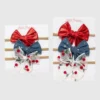 Set di fiocchi per cerchietto Cherry