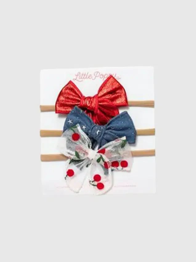 Set di fiocchi per cerchietto Cherry