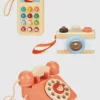Set di giocattoli tecnologici: pacco telefoni e fotocamera per bambini piccoli