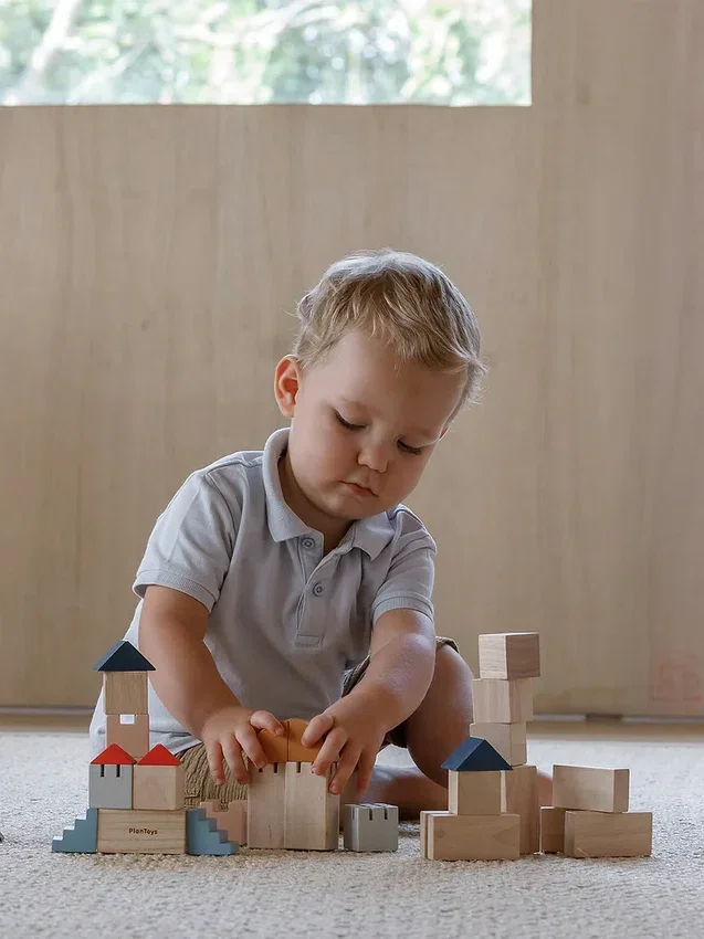 Set di gioco con blocchi creativi
