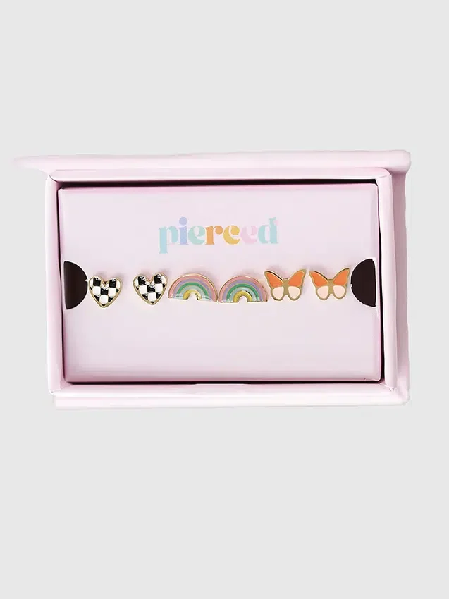 Set di orecchini a vite bestseller di Pierced Co