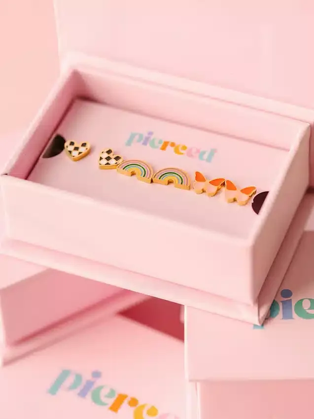 Set di orecchini a vite bestseller di Pierced Co
