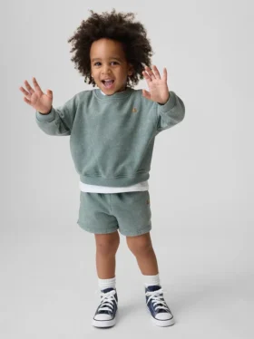 Set felpa e pantaloncini Vintagesoft per Neonato & Bebè