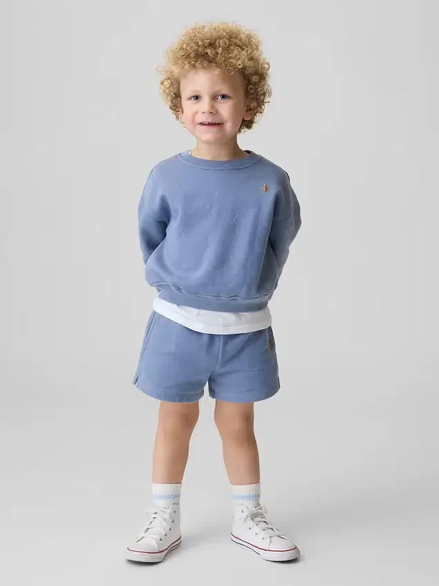 Set felpa e pantaloncini Vintagesoft per Neonato & Bebè