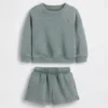 Set felpa e pantaloncini Vintagesoft per Neonato & Bebè