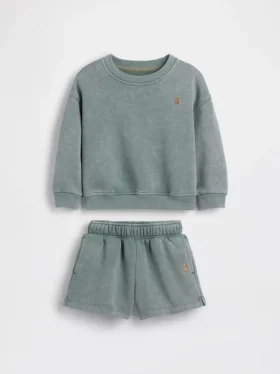 Set felpa e pantaloncini Vintagesoft per Neonato & Bebè