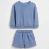 Set felpa e pantaloncini Vintagesoft per Neonato & Bebè