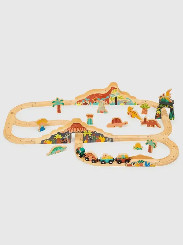 Set ferroviario "Lost World" a tema dinosauri