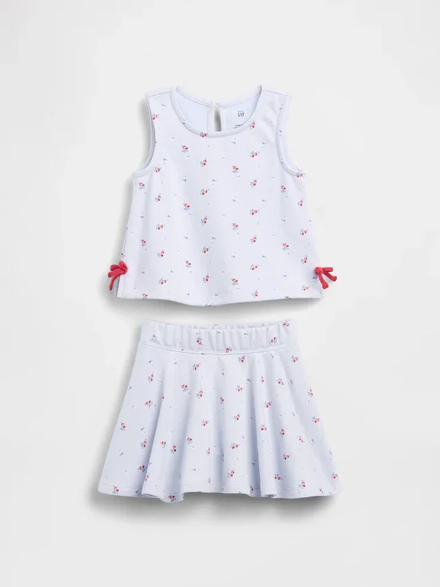 Set gonnellina con fiocco Vintagesoft per Neonato & Bebè