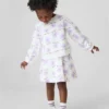 Set gonnellina-pantaloncino floreale Vintagesoft per Neonato & Bebè