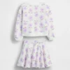 Set gonnellina-pantaloncino floreale Vintagesoft per Neonato & Bebè