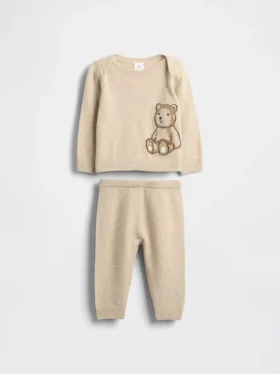 Set maglione per neonato CashSoft con orsetto Brannan