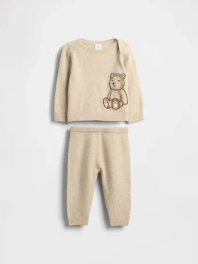 Set maglione per neonato CashSoft con orsetto Brannan