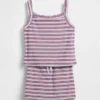 Set per bambini con gonnellina-pantaloncino in spugna