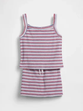 Set per bambini con gonnellina-pantaloncino in spugna