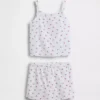 Set per bambini con gonnellina-pantaloncino in spugna